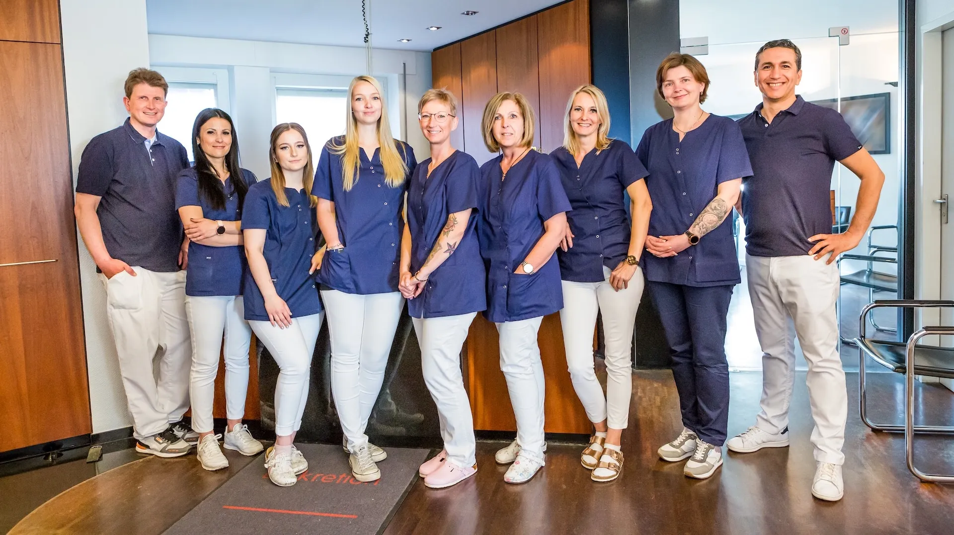 Das Praxisteam der Gastropraxis Gelsenkirchen im Gruppenfoto